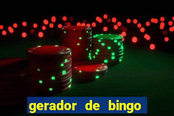 gerador de bingo de palavras